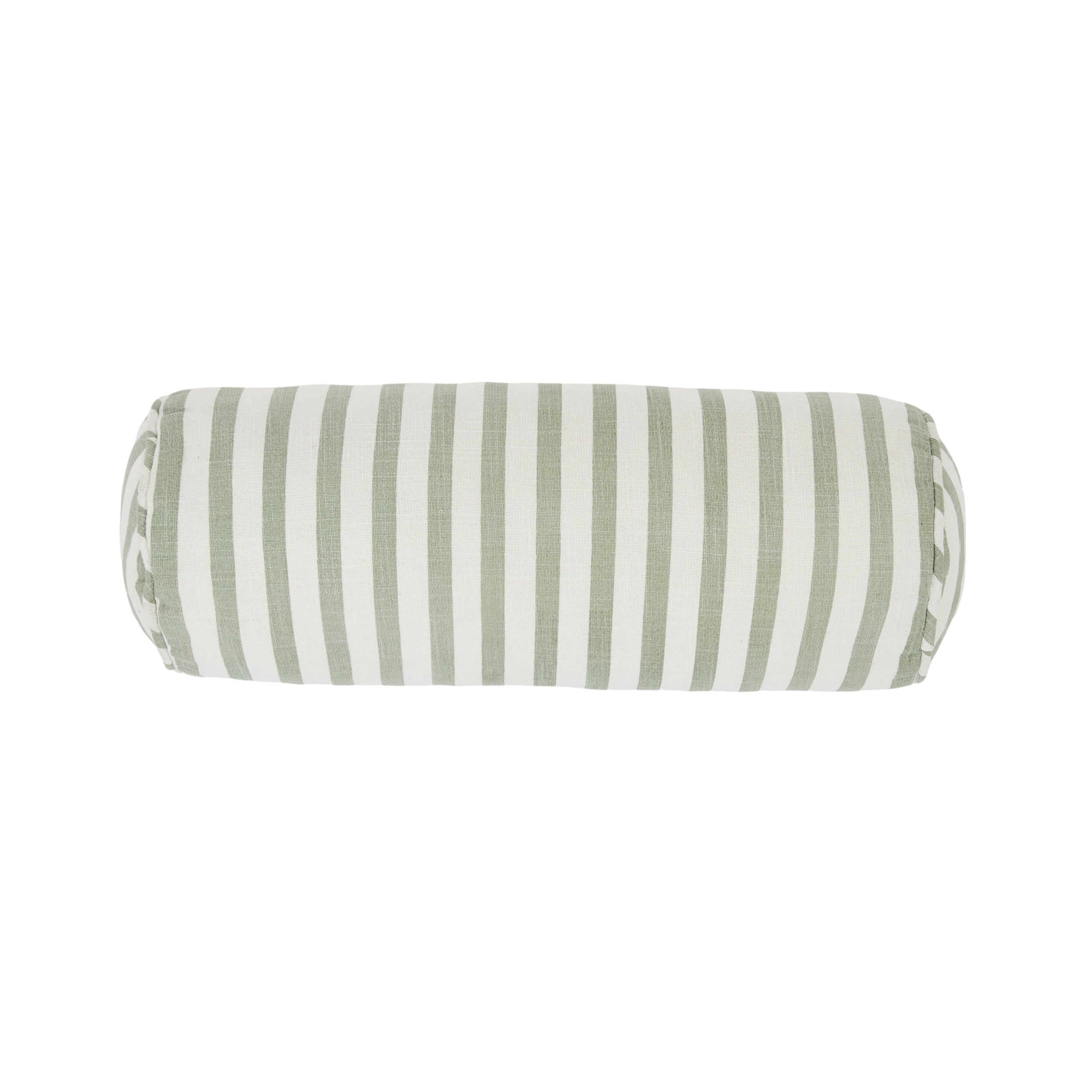 Montauk Cotton Bolster 18x50cm - Sage-Soft Furnishings-Coast To Coast Home-The Bay Room