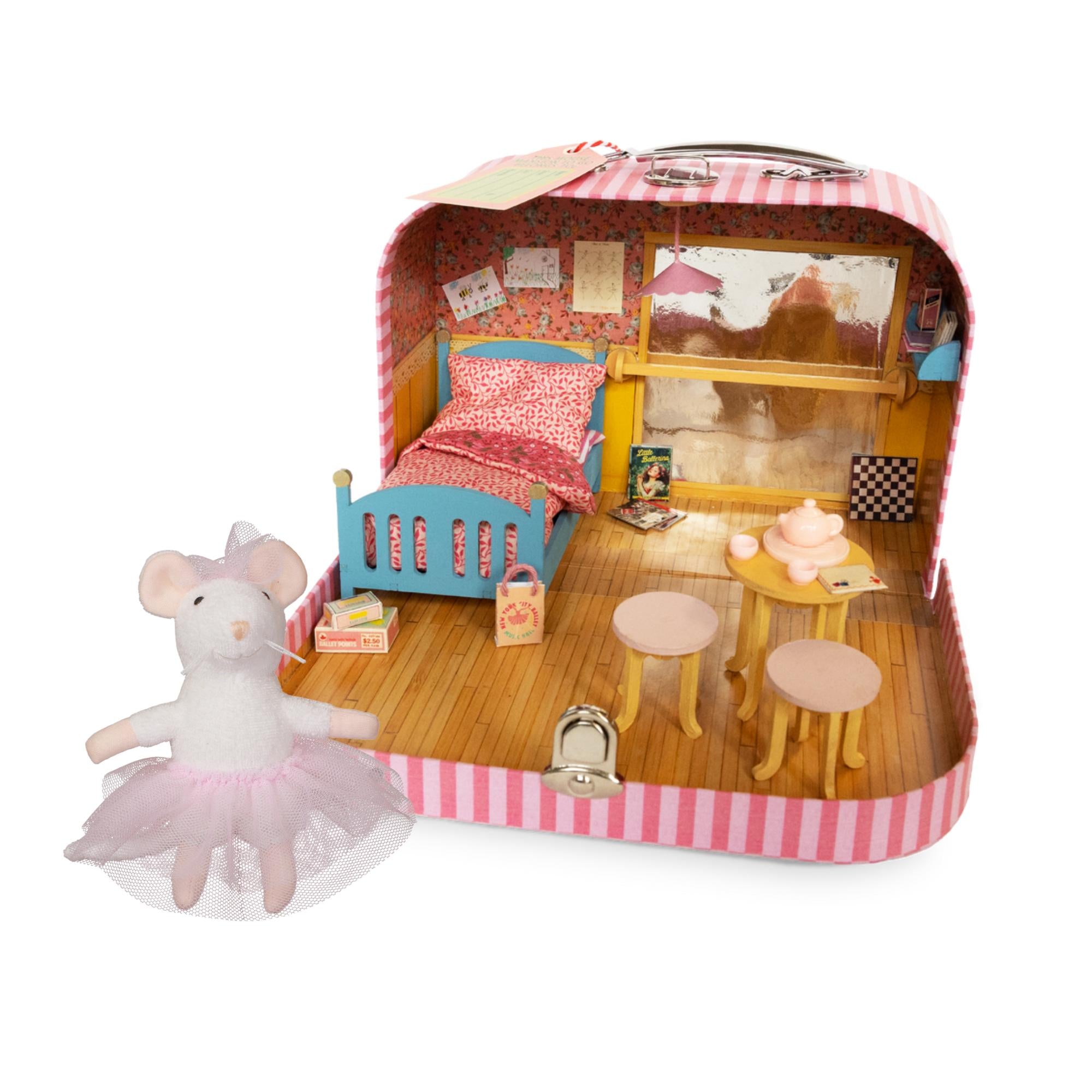 Mouse Mansion to Go (Ellas Ballet Room) with Plush Ella-Toys-Sam & Julia-The Bay Room