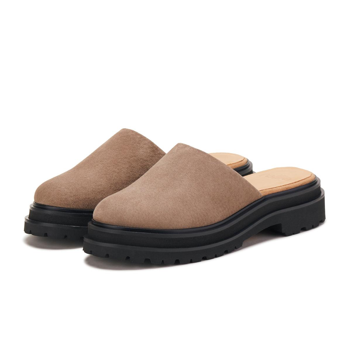 Mule Step Taupe/Black-Footwear-Rollie-The Bay Room
