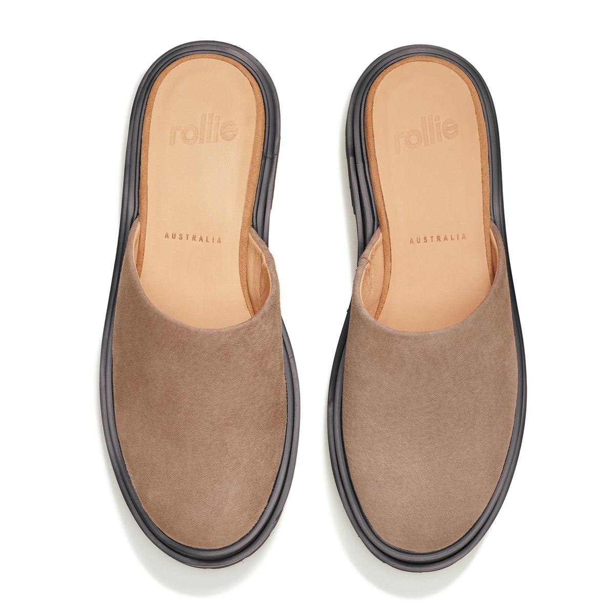 Mule Step Taupe/Black-Footwear-Rollie-The Bay Room
