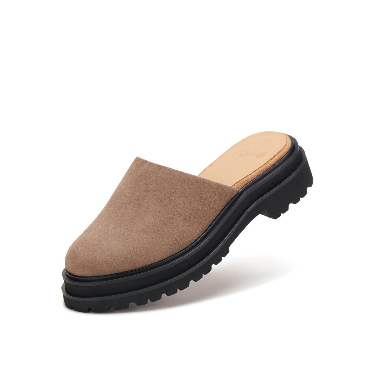Mule Step Taupe/Black-Footwear-Rollie-The Bay Room