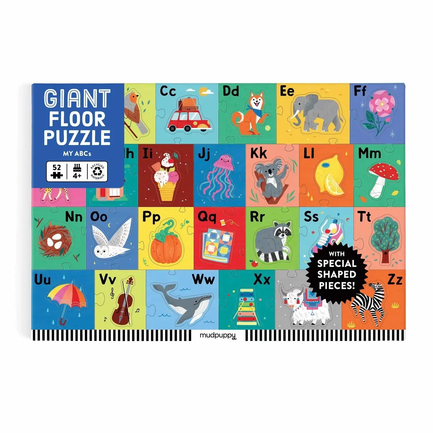 My ABCs Giant Floor Puzzle 52pc-Toys-Mudpuppy-The Bay Room