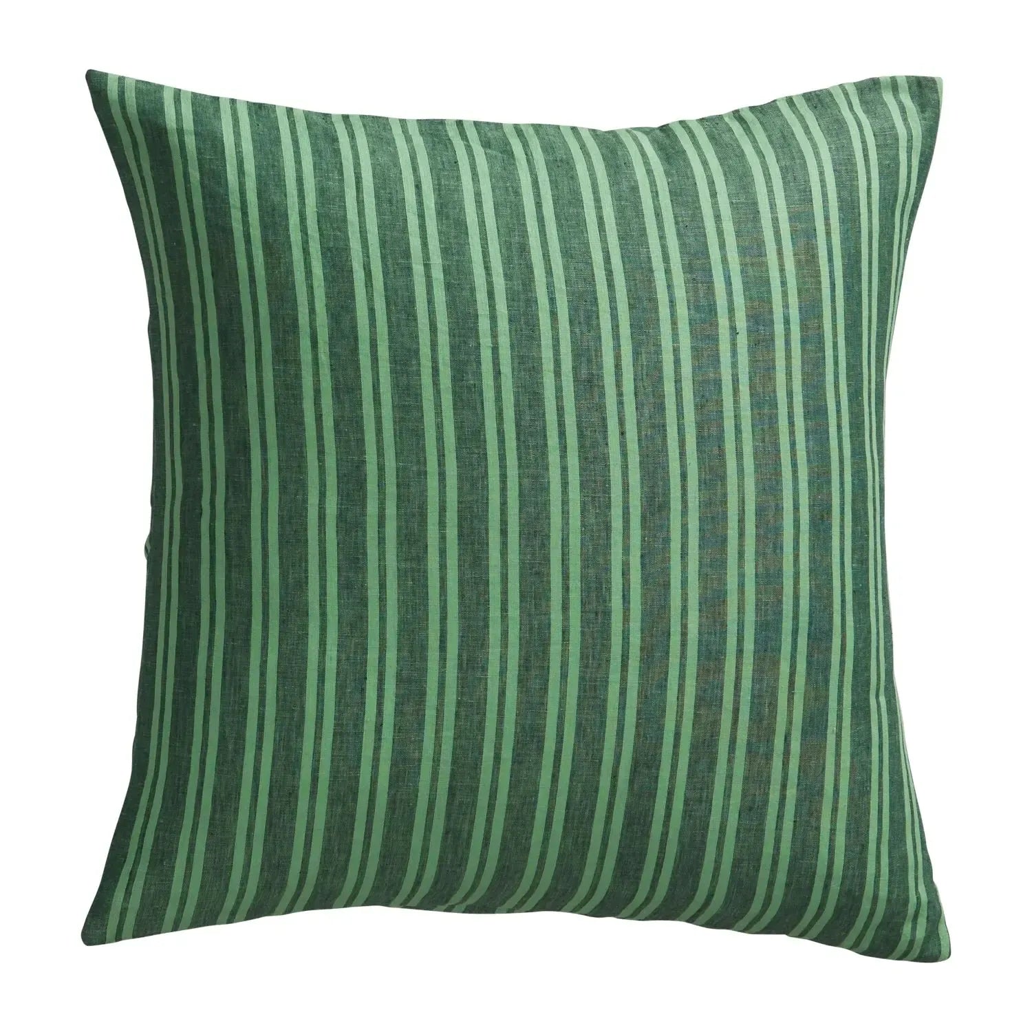 Nadine Linen Euro Pillowcase Set - Forest-Soft Furnishings-Sage & Clare-The Bay Room