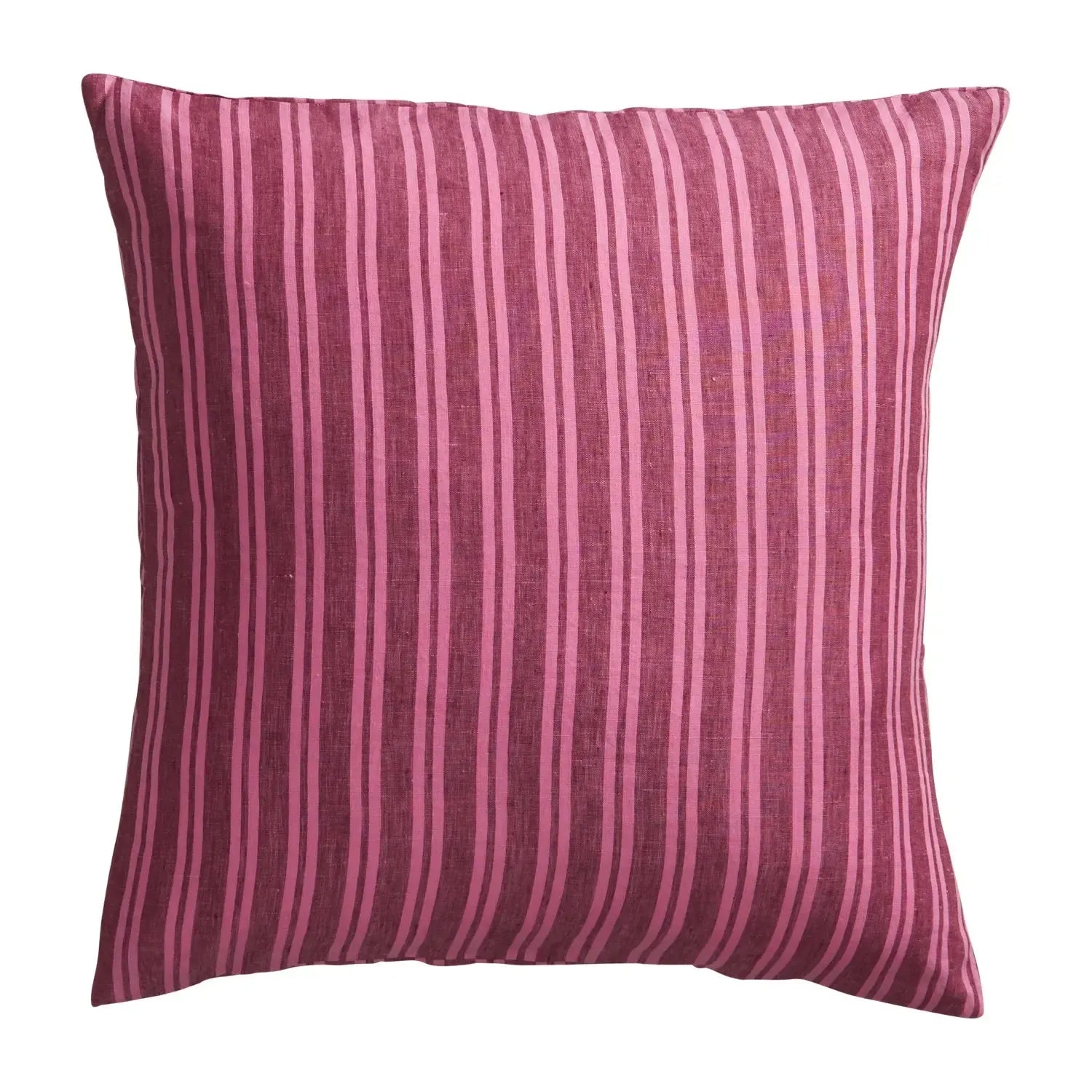 Nadine Linen Euro Pillowcase Set - Mahogany-Soft Furnishings-Sage & Clare-The Bay Room