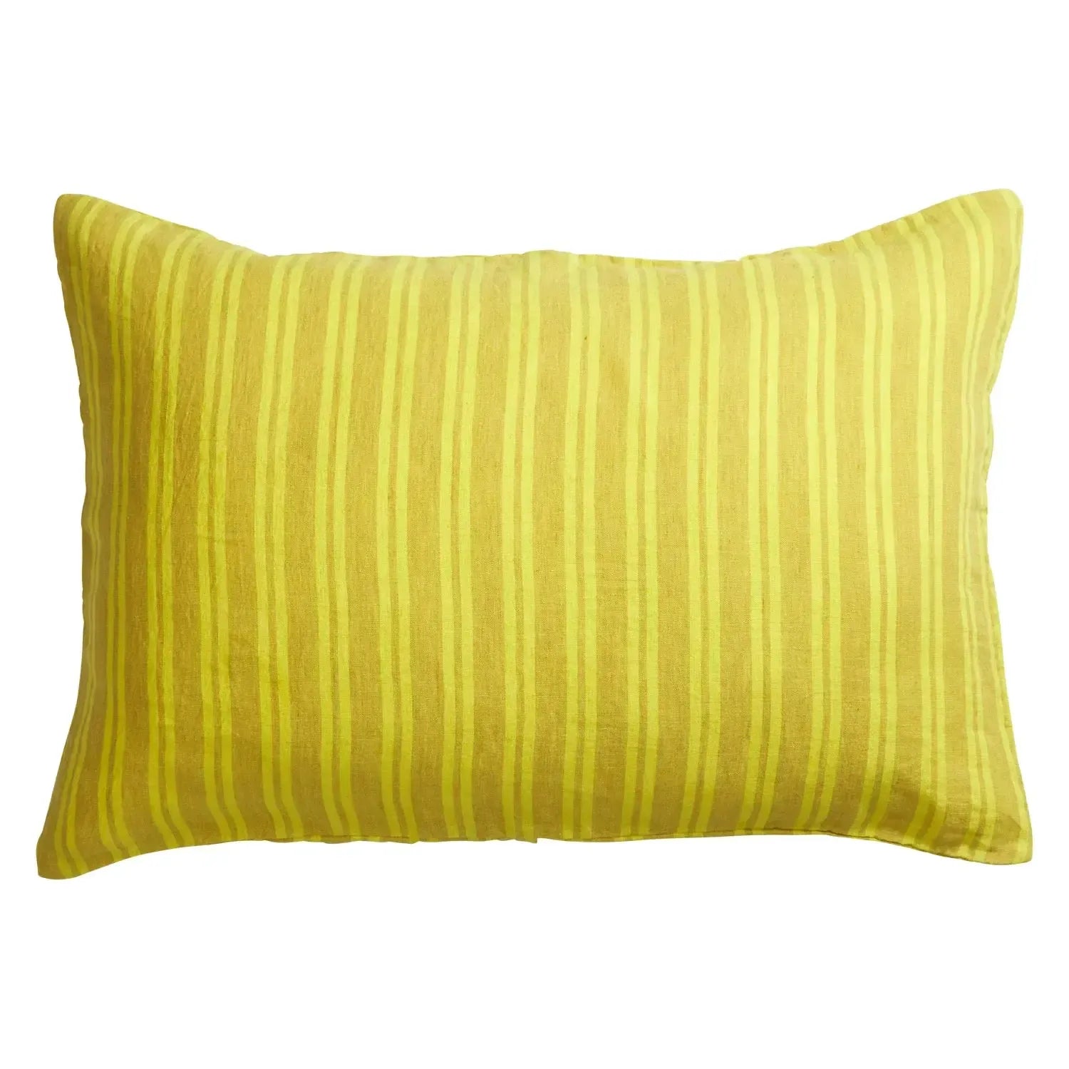 Nadine Linen Pillowcase Set - Olive-Soft Furnishings-Sage & Clare-The Bay Room