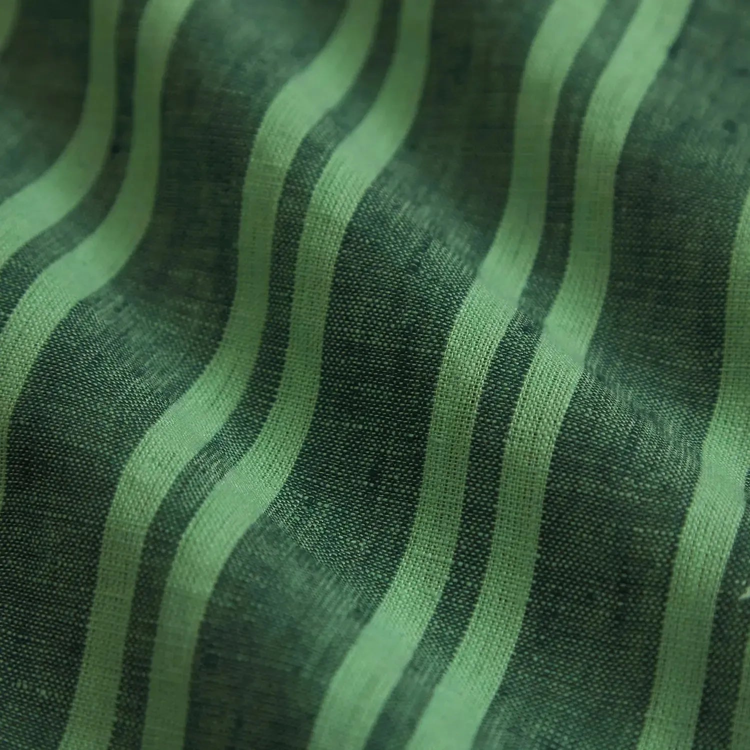 Nadine Linen Sheets - Forest-Soft Furnishings-Sage & Clare-The Bay Room