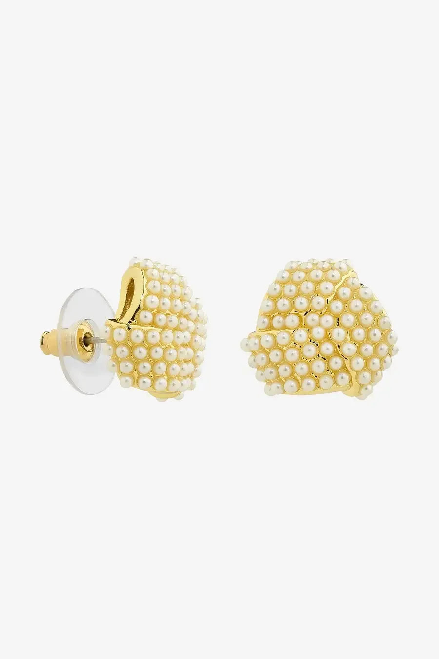 Natalina Gold Pearl Earring-Jewellery-Liberte-The Bay Room