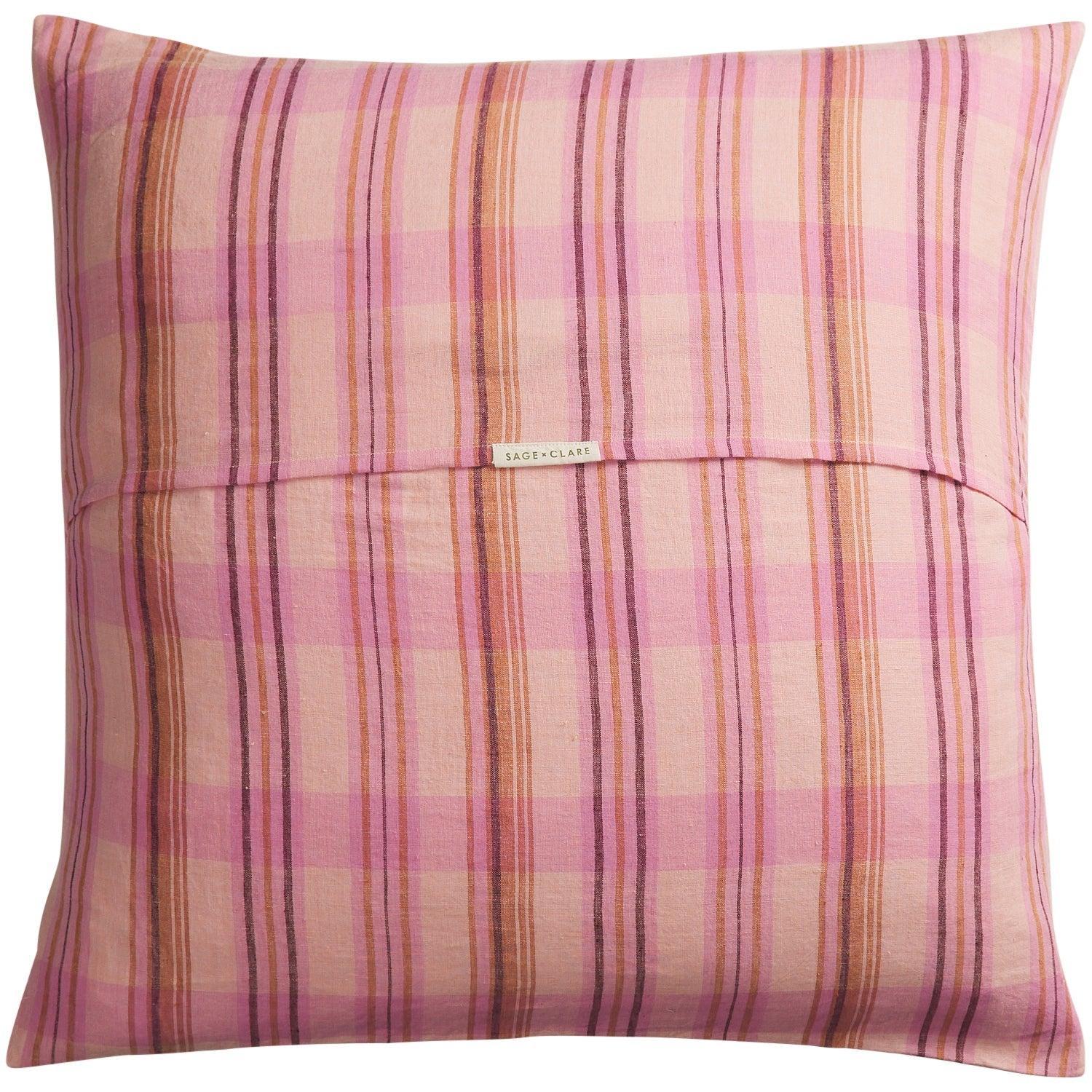 Nicolette Linen Euro Pillowcase Set - Poudre-Soft Furnishings-Sage & Clare-The Bay Room