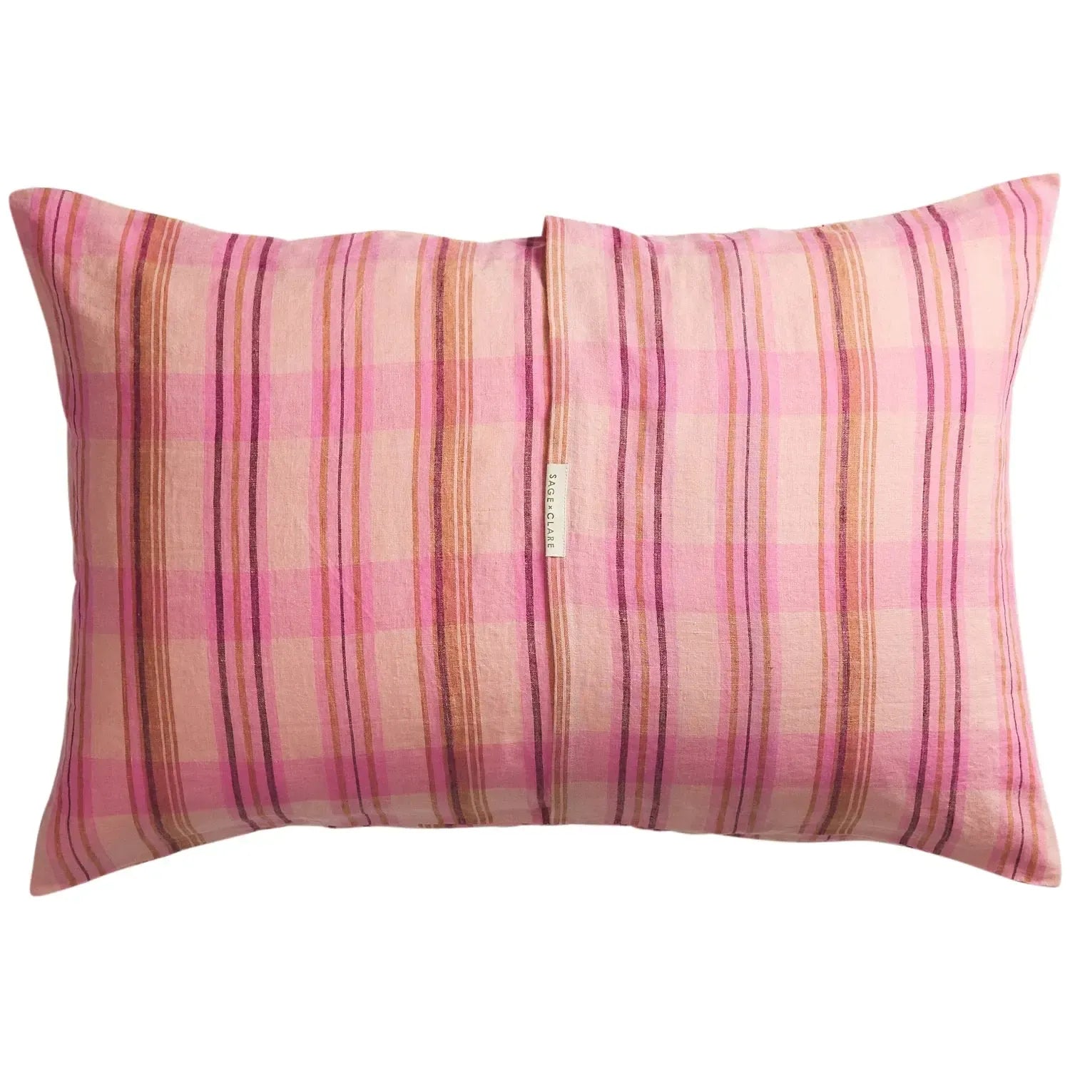 Nicolette Linen Pillowcase Set - Poudre-Soft Furnishings-Sage & Clare-The Bay Room