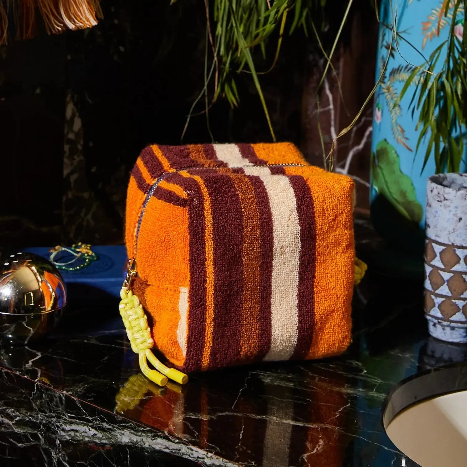 Nicolette Terry Pouch - Russet-Soft Furnishings-Sage & Clare-The Bay Room