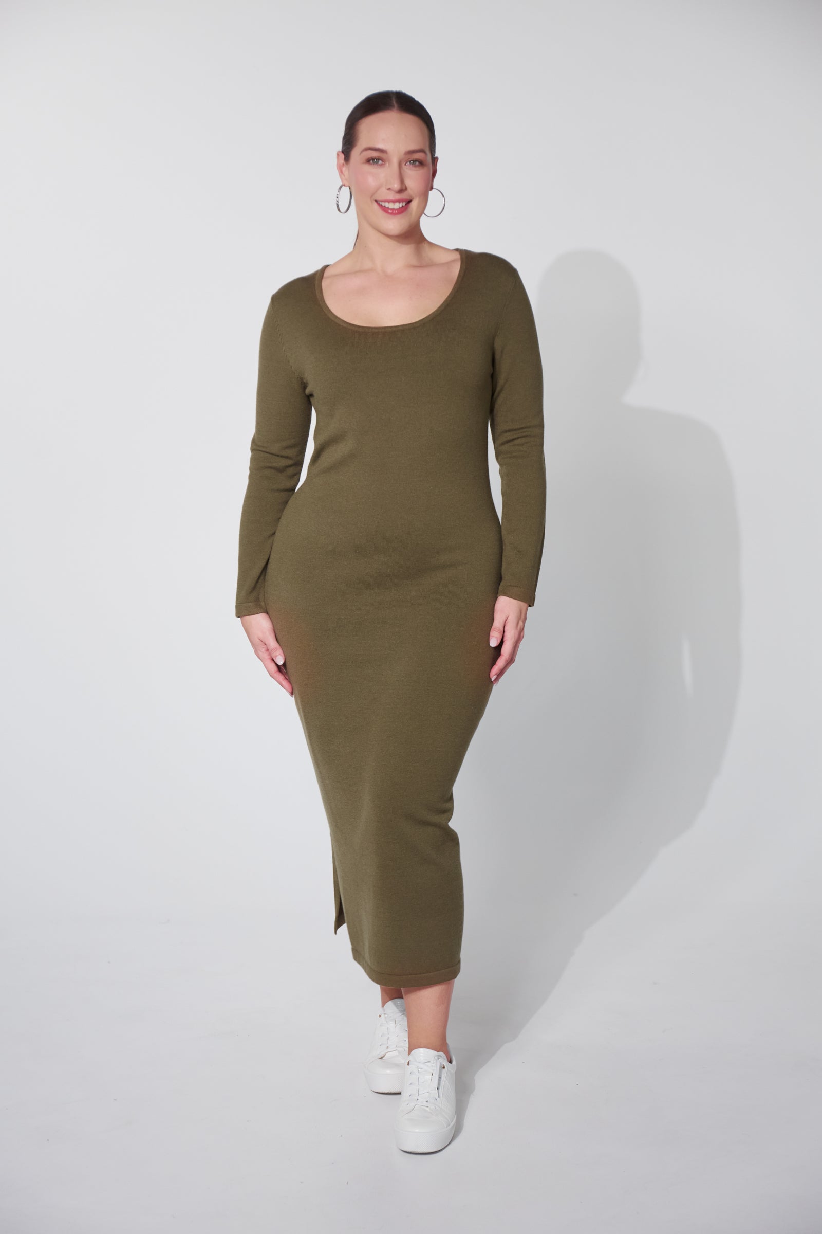 Nikolai Knit Dress - Fern-Dresses-Haven-The Bay Room