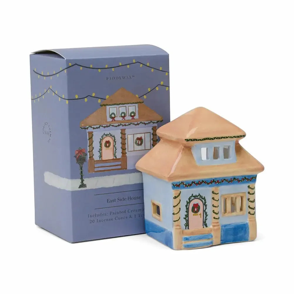 No.06 East Side House Style Incense & Tea Light Holder (1 Tea Light & 20 Incense Cones)-Candles & Fragrances-Paddywax-The Bay Room