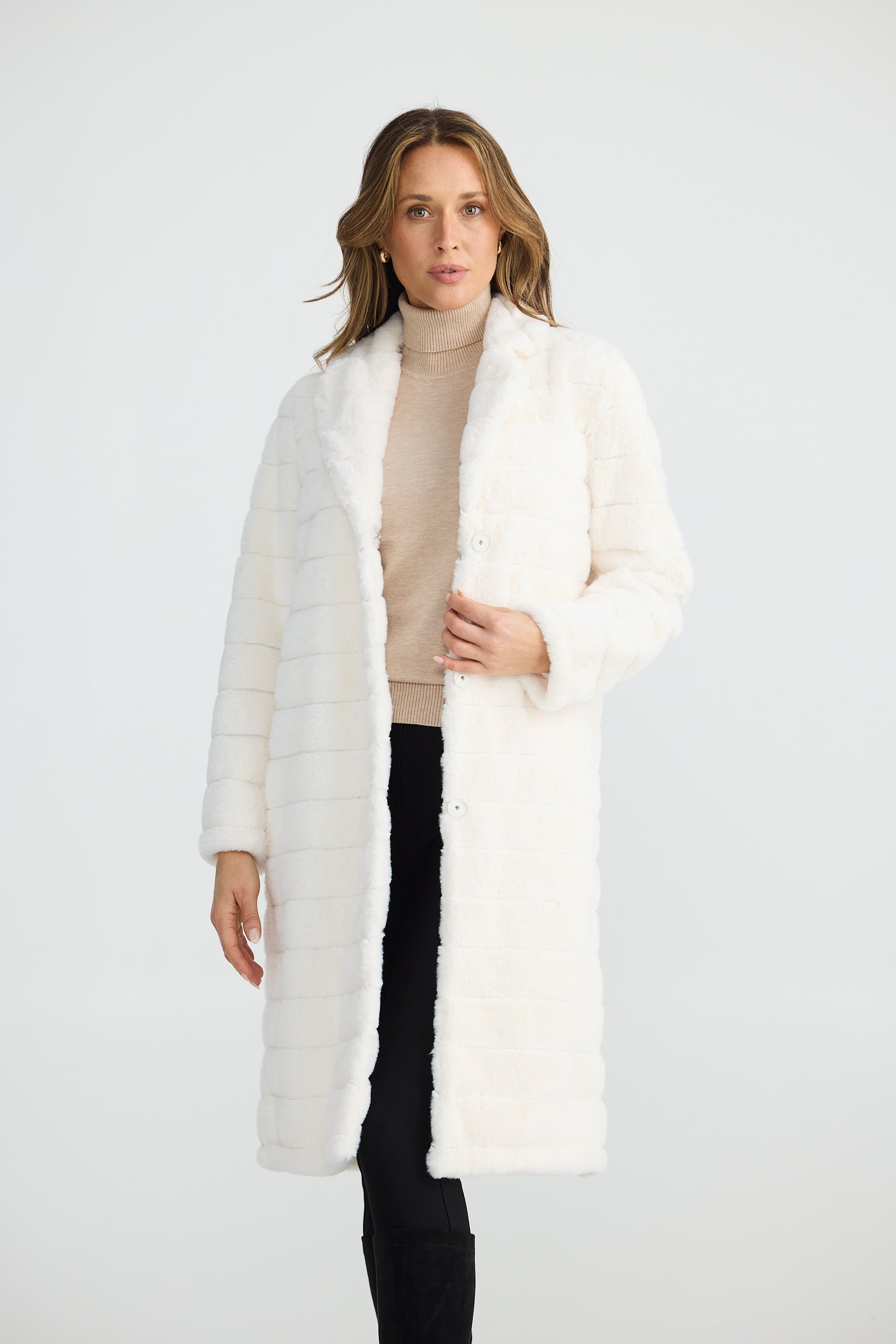 Nolita Coat - Vanilla-Jackets, Coats & Vests-Brave & True-The Bay Room