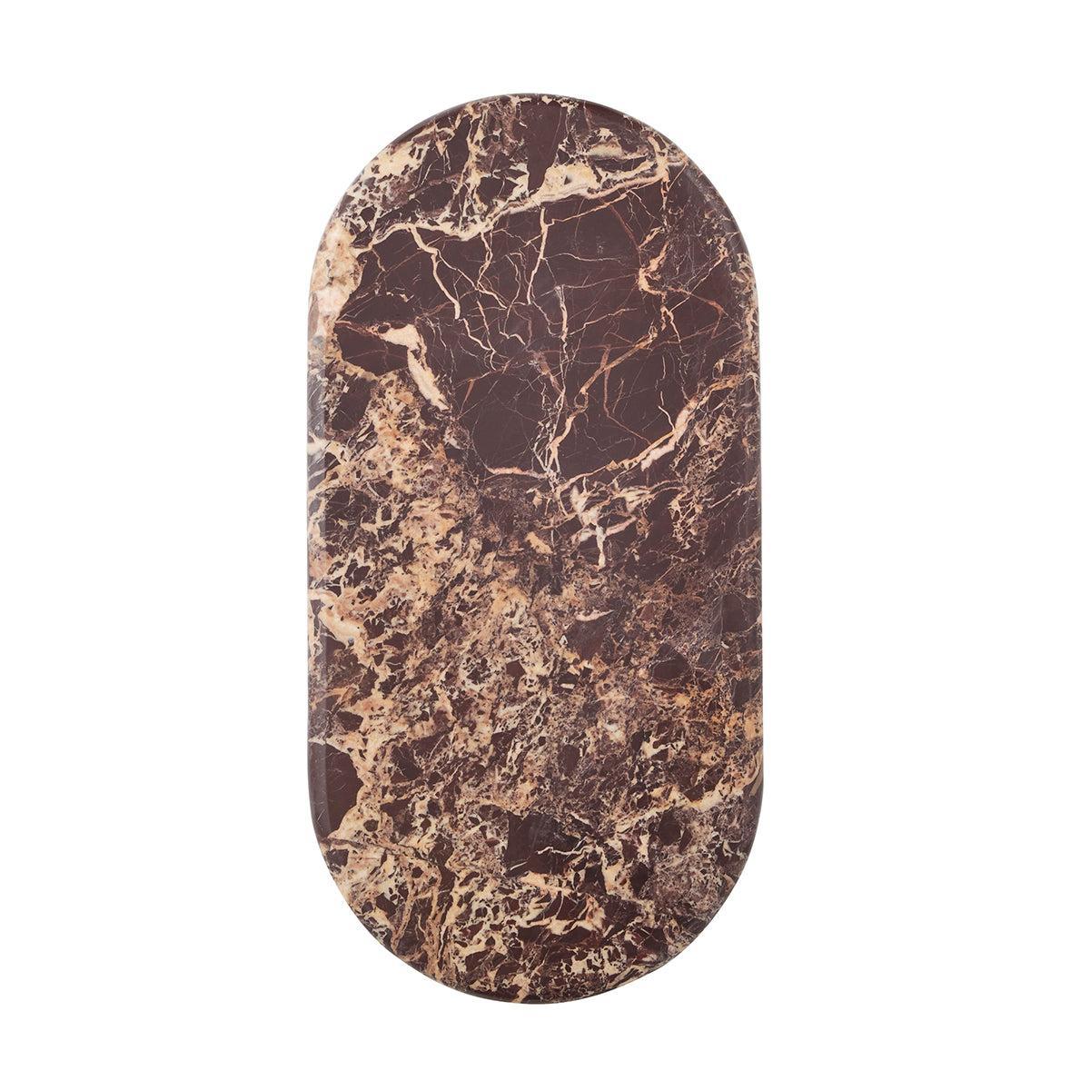 Ohio Marble Tray 20x40cm Claret-Coast To Coast Home-The Bay Room