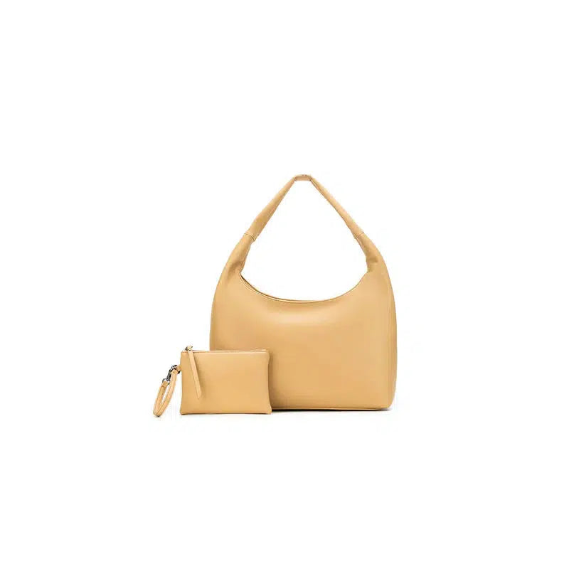 Ophelia Sand 2 Piece Hobo Bag-Bags & Clutches-Black Caviar Designs-The Bay Room