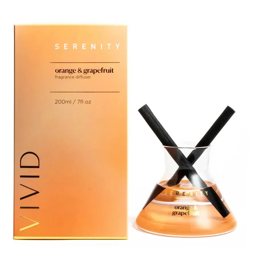 Orange & Grapefruit 200ml Diffuser-Candles & Fragrances-Serenity-The Bay Room