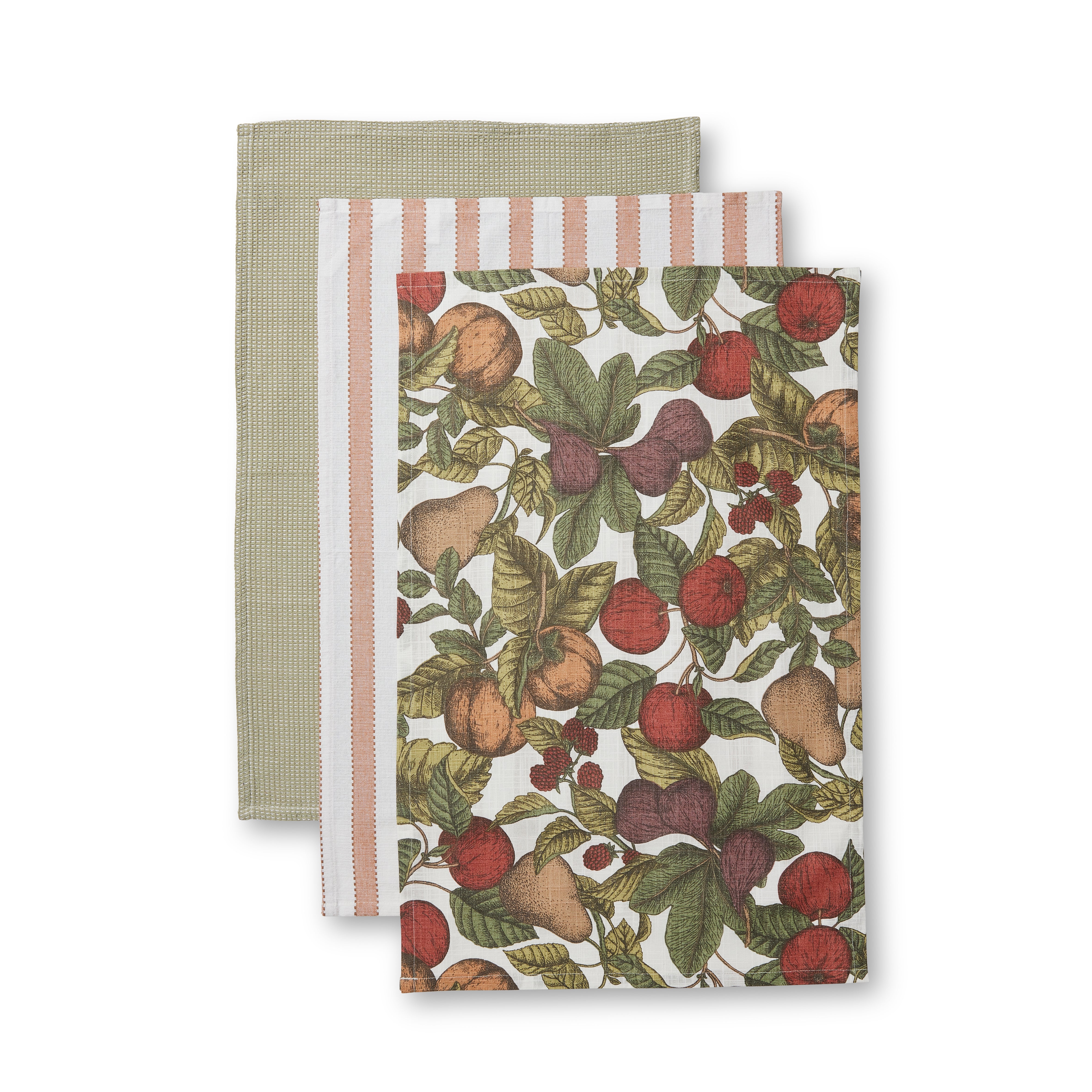 Orchard Multi Teatowel Pack of 3-Dining & Entertaining-Madras Link-The Bay Room