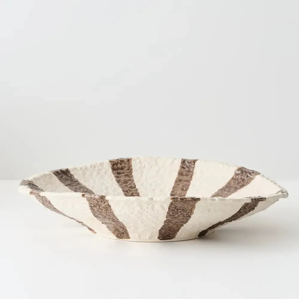 Oreio Bowl Chocolate Brown 39x36x8cm-Decor Items-Floral Interiors-The Bay Room