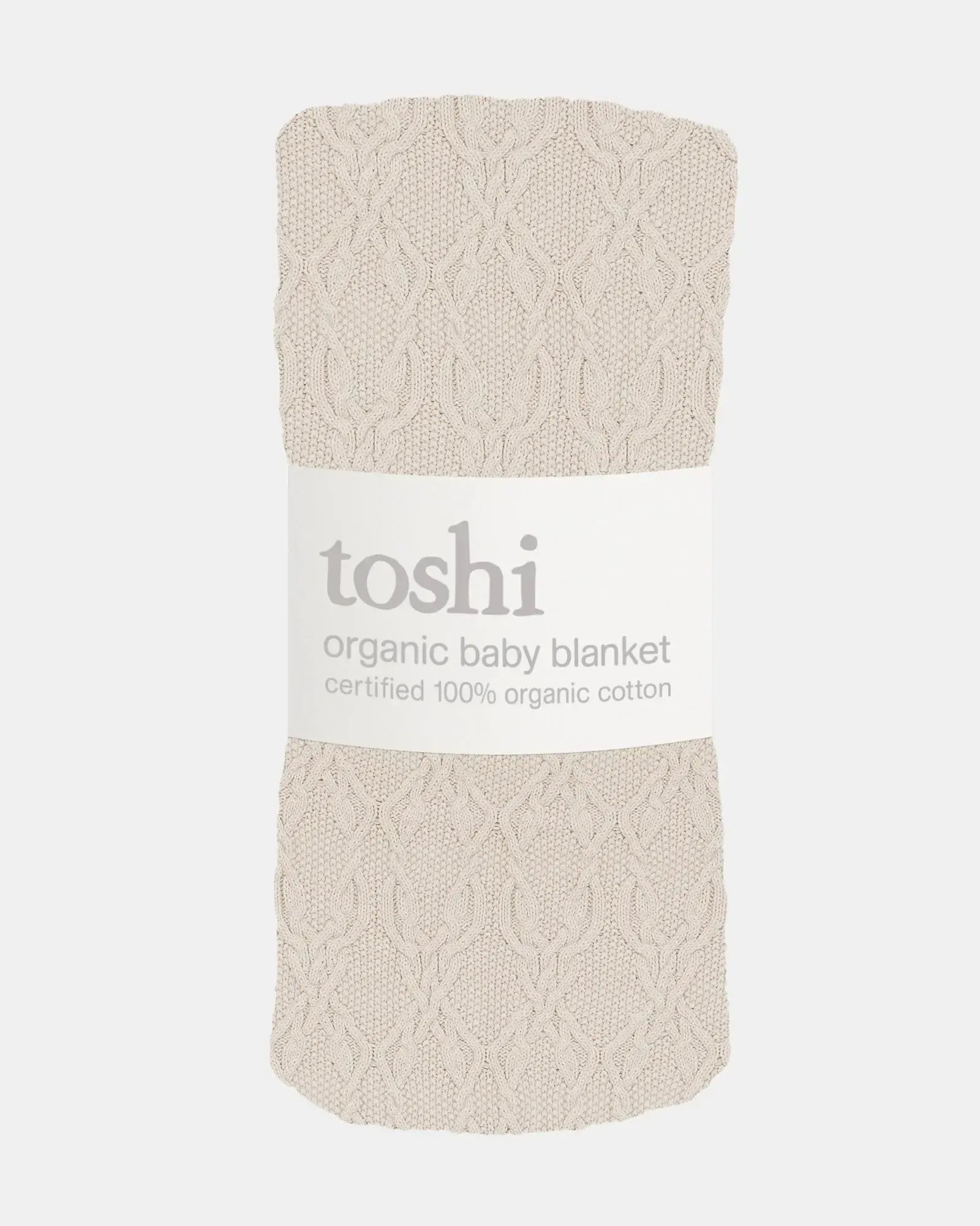 Organic Blanket Bowie Oatmeal-Nursery & Nurture-Toshi-The Bay Room