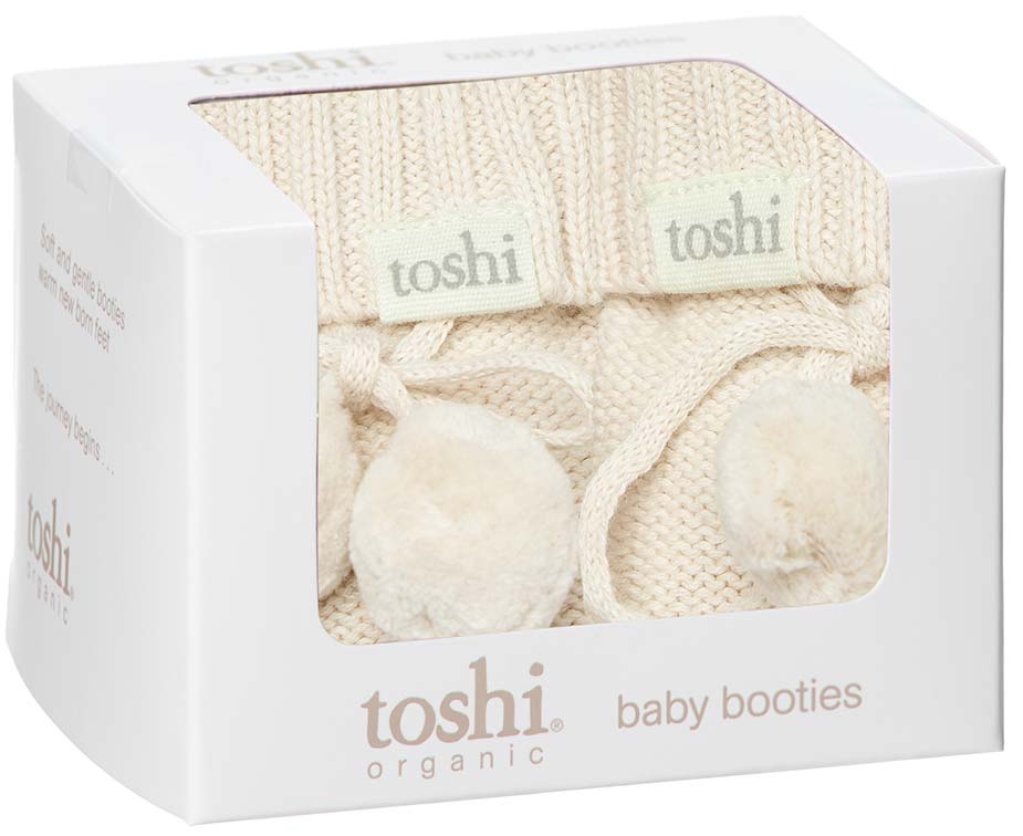 Organic Booties Marley Cream-Clothing & Accessories-Toshi-000-The Bay Room