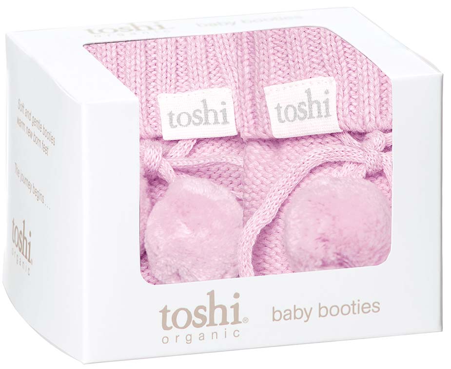 Organic Booties Marley Lavender-Clothing & Accessories-Toshi-000-The Bay Room