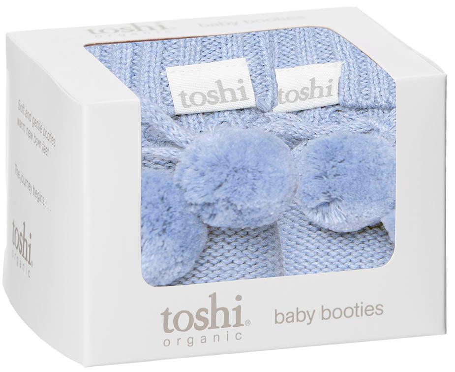 Organic Booties Seabreeze-Shoes & Socks-Toshi-000-The Bay Room