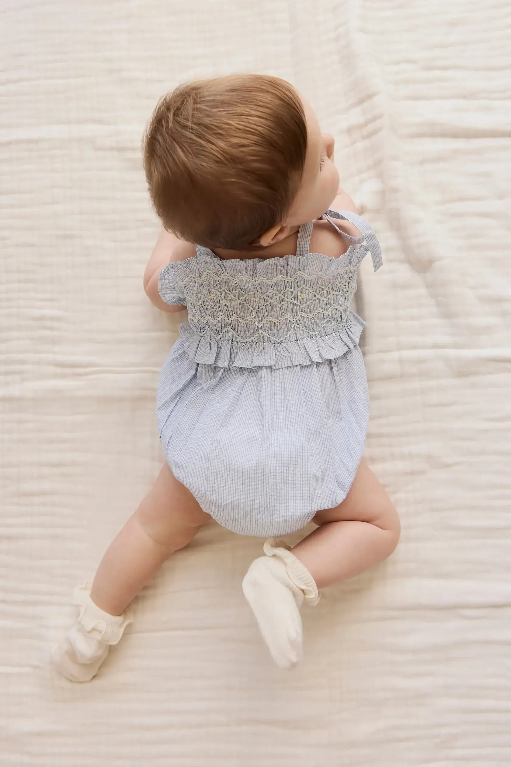 Organic Cotton Desiree Playsuit - Petite Check-Clothing & Accessories-Jamie Kay-The Bay Room