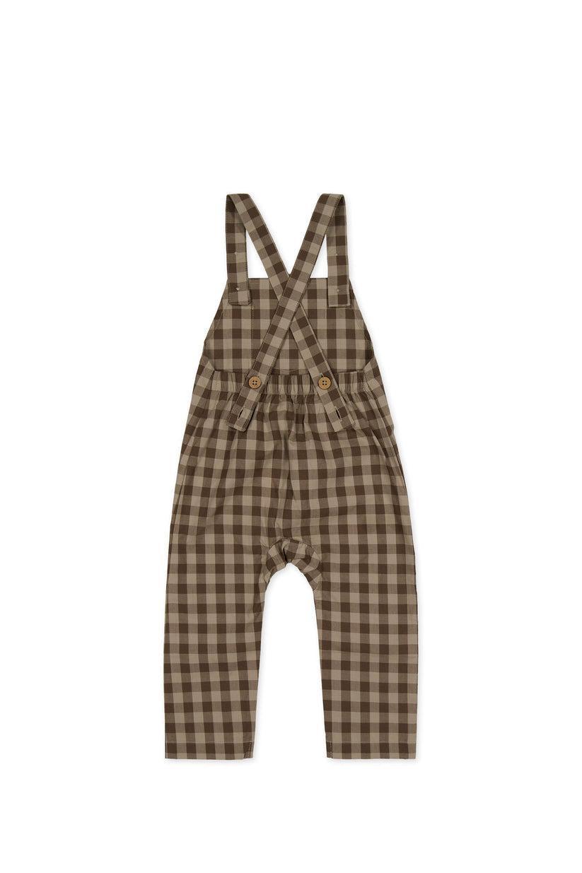 Organic Cotton Kingston Overall - Gingham Shitake-Clothing & Accessories-Jamie Kay-The Bay Room