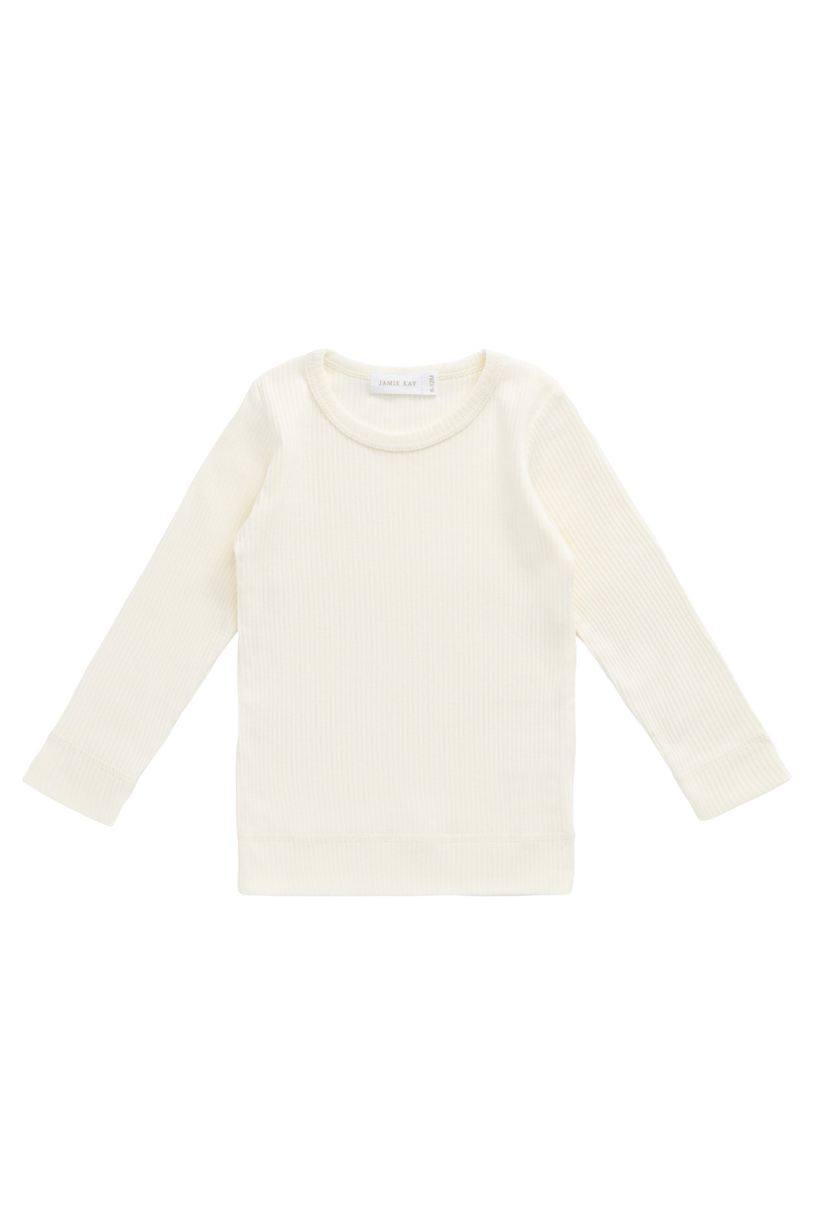 Organic Cotton Modal Marina Long Sleeve - Parchment-Clothing & Accessories-Jamie Kay-The Bay Room