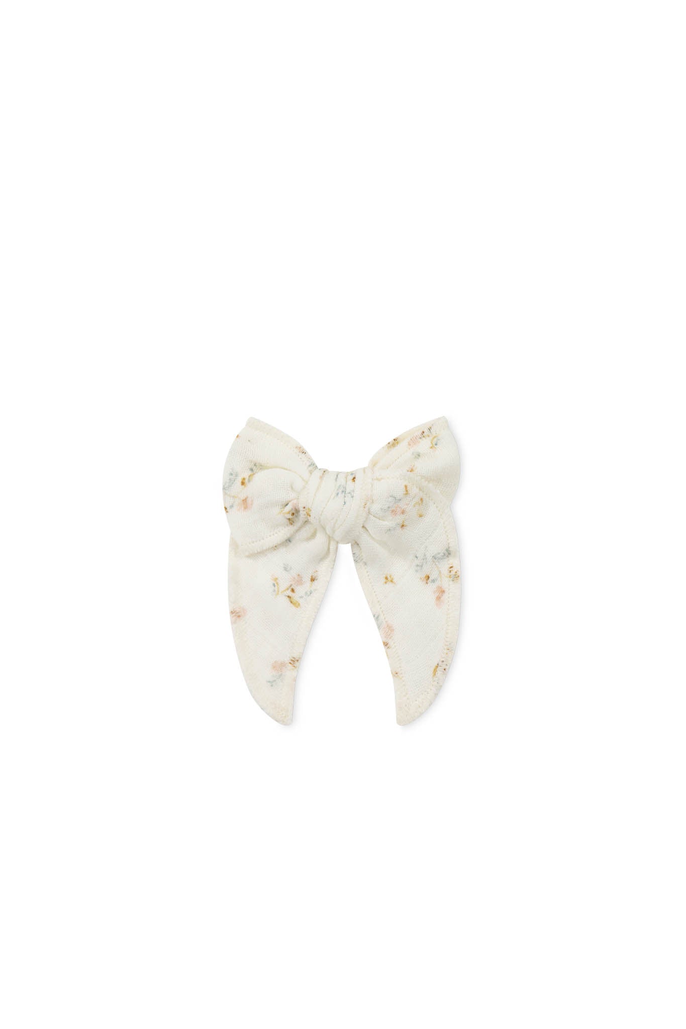 Organic Cotton Muslin Bow - Nina Watercolour Floral-Clothing & Accessories-Jamie Kay-Onesize-The Bay Room