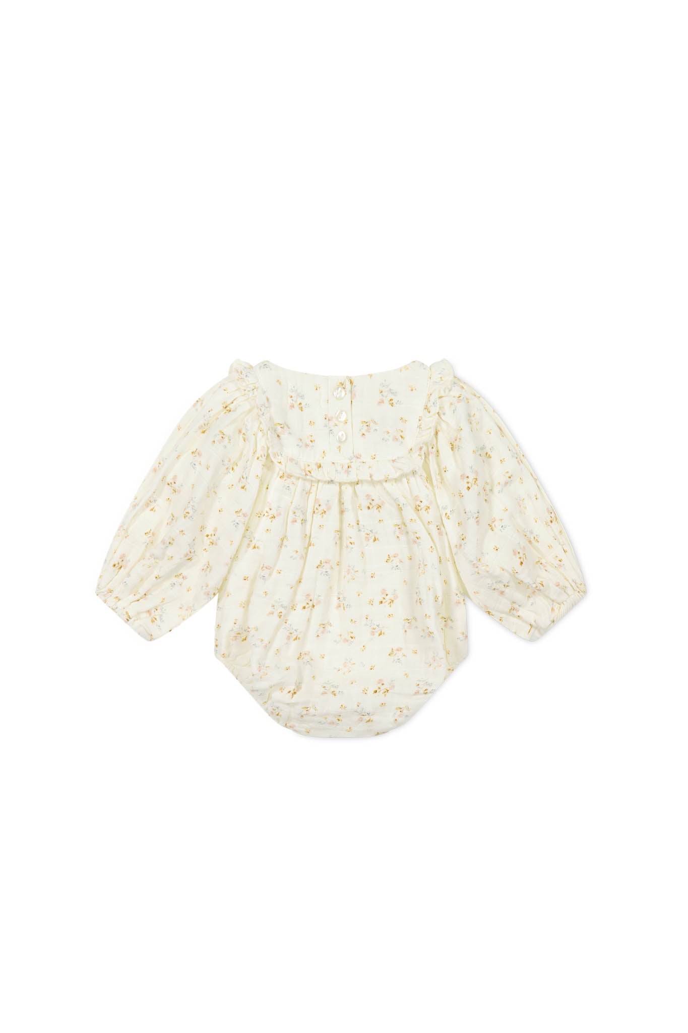 Organic Cotton Muslin Frances Playsuit - Nina Watercolour Floral-Clothing & Accessories-Jamie Kay-The Bay Room