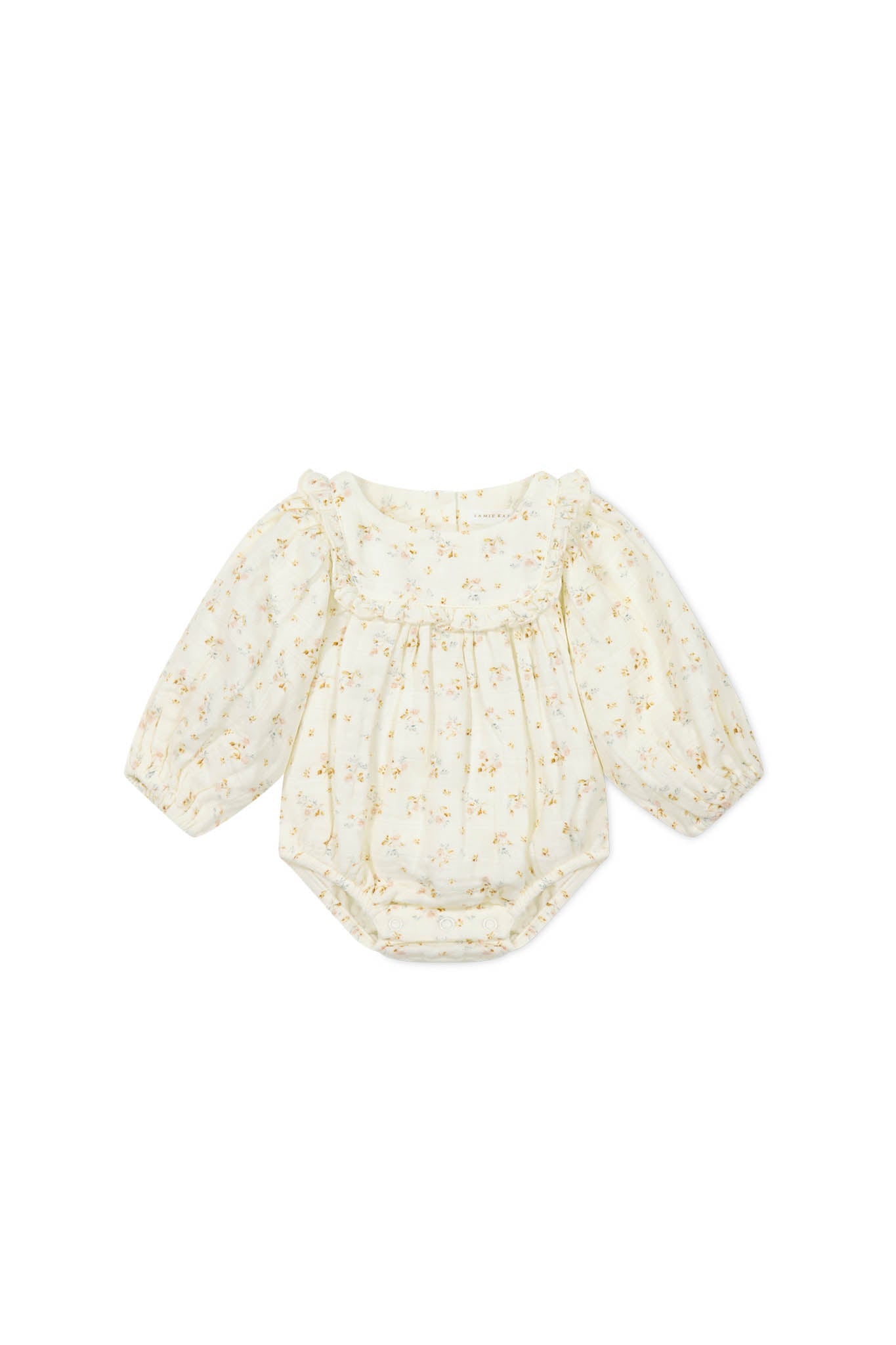 Organic Cotton Muslin Frances Playsuit - Nina Watercolour Floral-Clothing & Accessories-Jamie Kay-The Bay Room