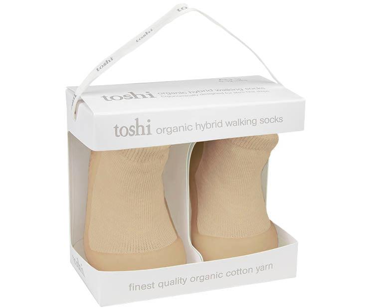 Organic Hybrid Walking Socks Driftwood-Shoes & Socks-Toshi-The Bay Room