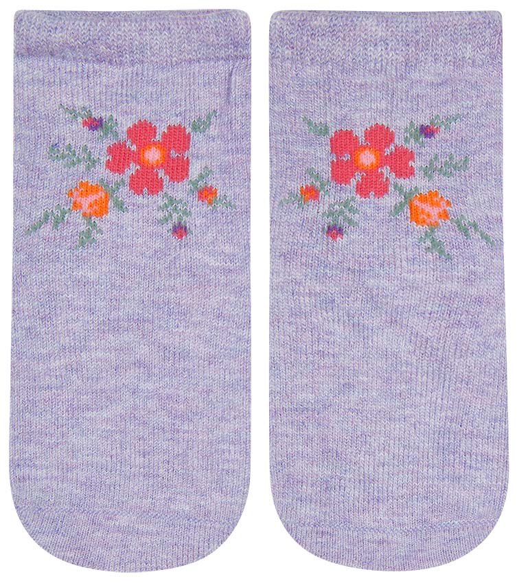 Organic Socks Ankle Jacquard - Louisa-Shoes & Socks-Toshi-The Bay Room