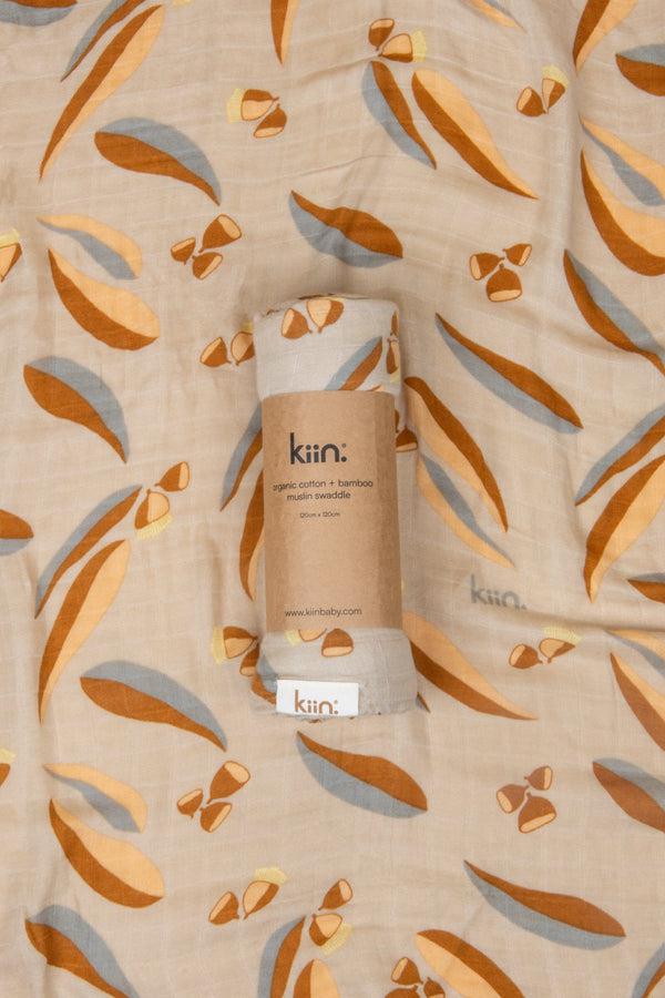 Organic Swaddle - Eucalypt-Nursery & Nurture-Kiin-The Bay Room