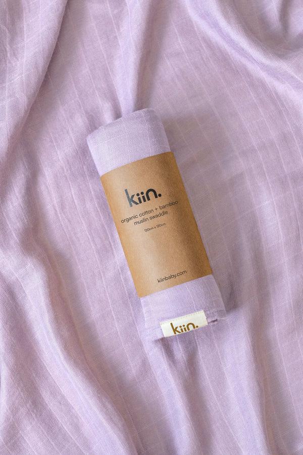 Organic Swaddle - Lilac-Nursery & Nurture-Kiin-The Bay Room