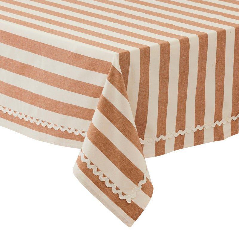 Orla Cotton Tablecloth 150x250cm Terra-Dining & Entertaining-Coast To Coast Home-The Bay Room