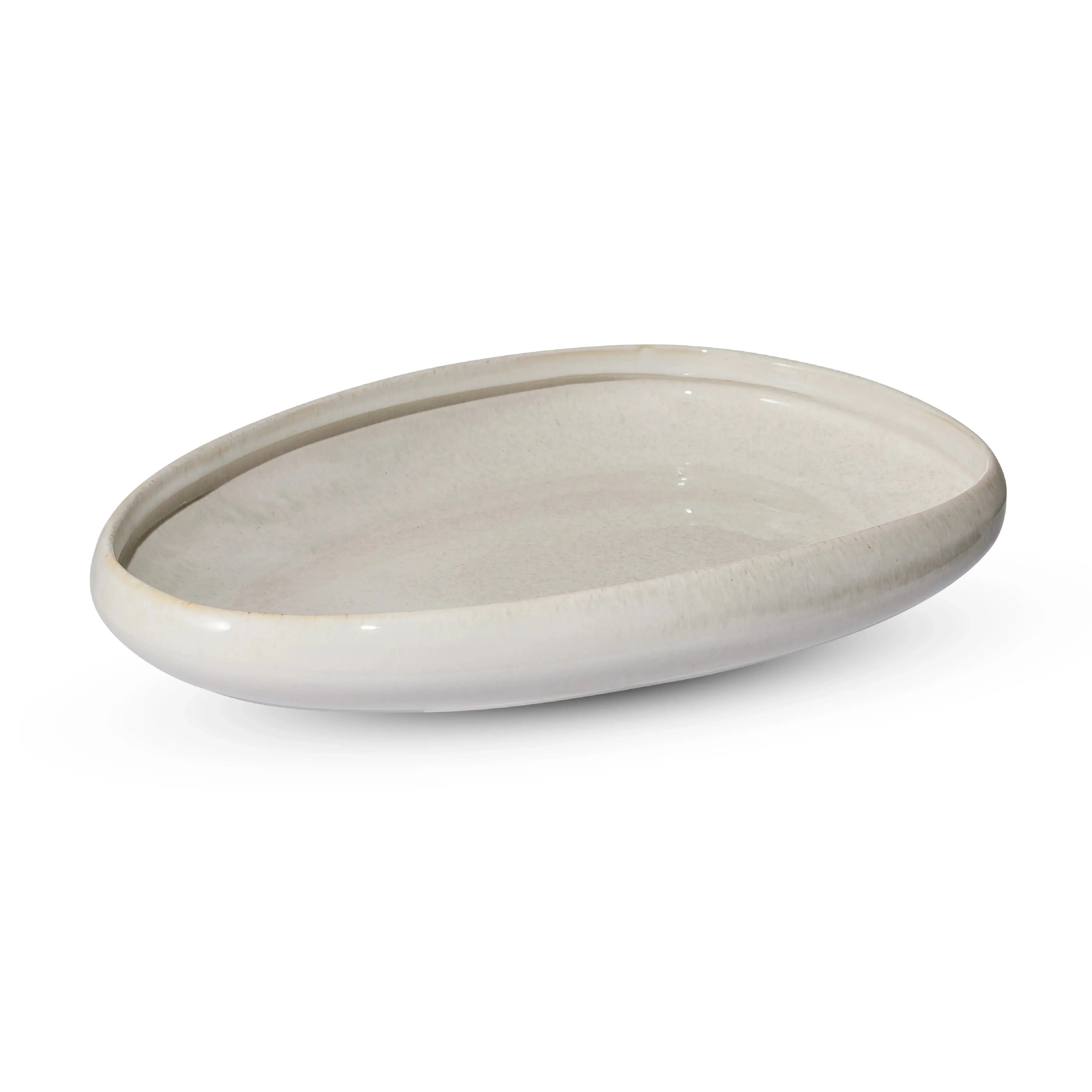 Oslo Reactive Ivory Platter 38x27x5.5cm-Dining & Entertaining-Madras Link-The Bay Room