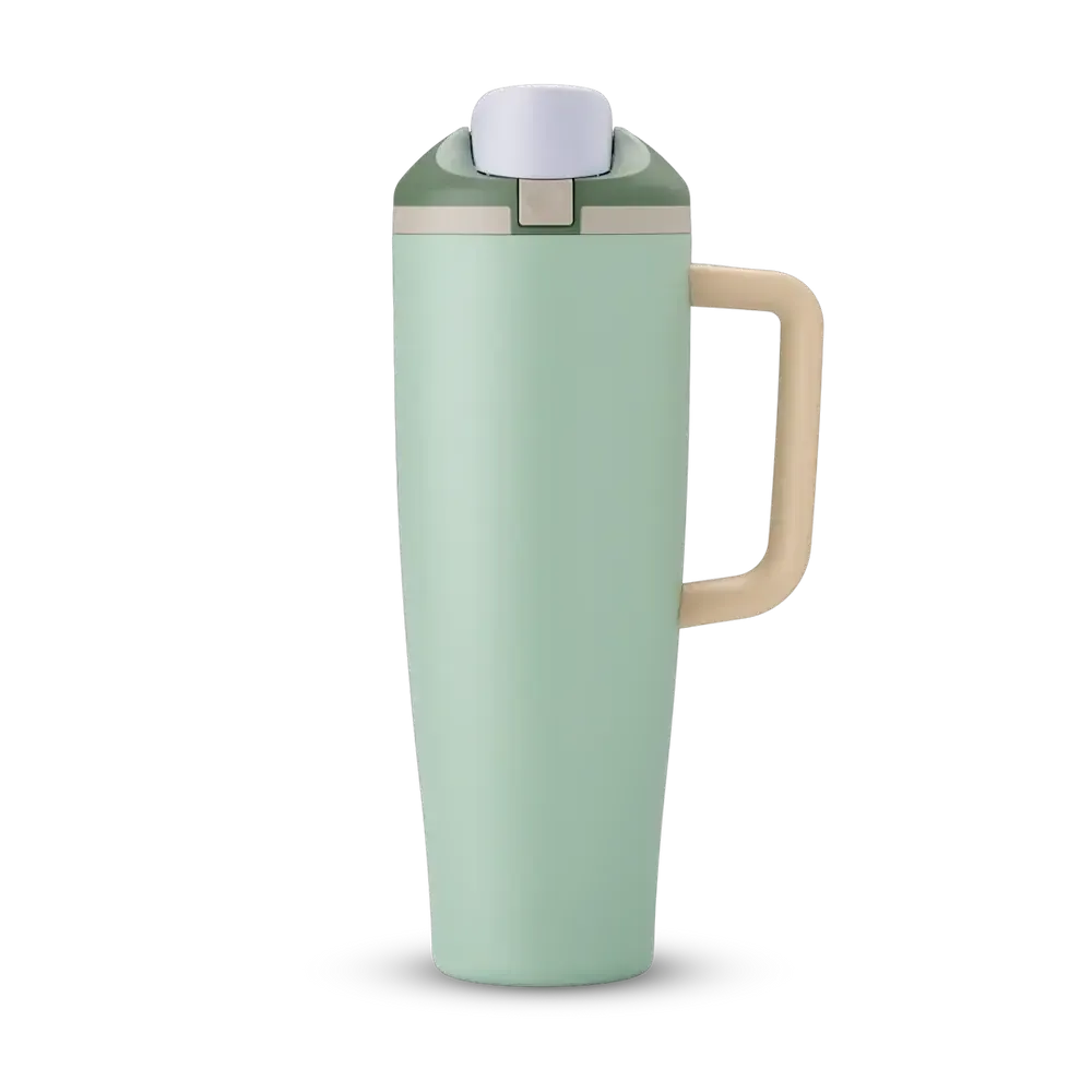Owala Freesip Tumbler Stainless Steel Insulated 1.185L - Eucalyptus-Travel & Outdoors-Owala-The Bay Room