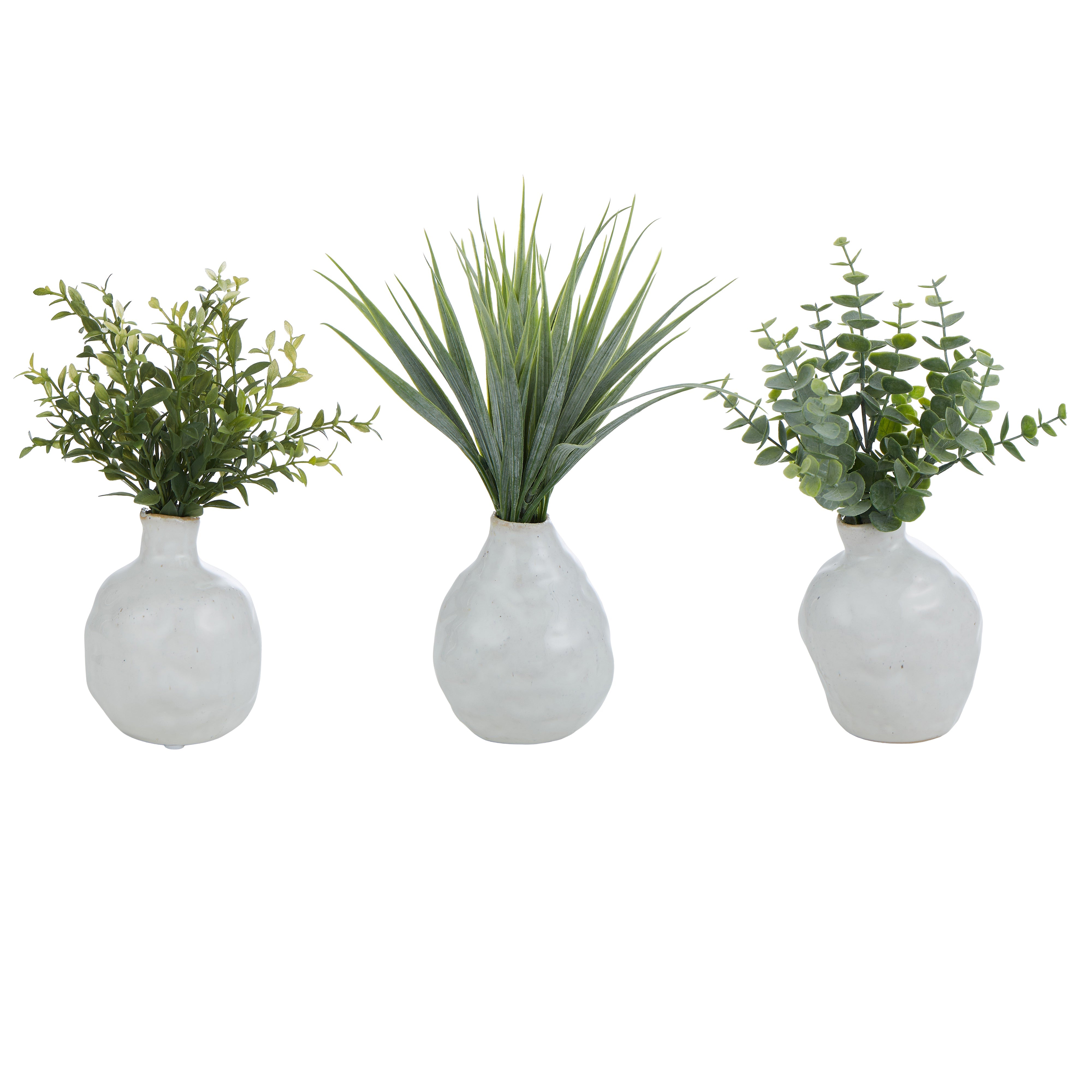 Pacey Vessel with Plant-Decor Items-Rogue Home-The Bay Room