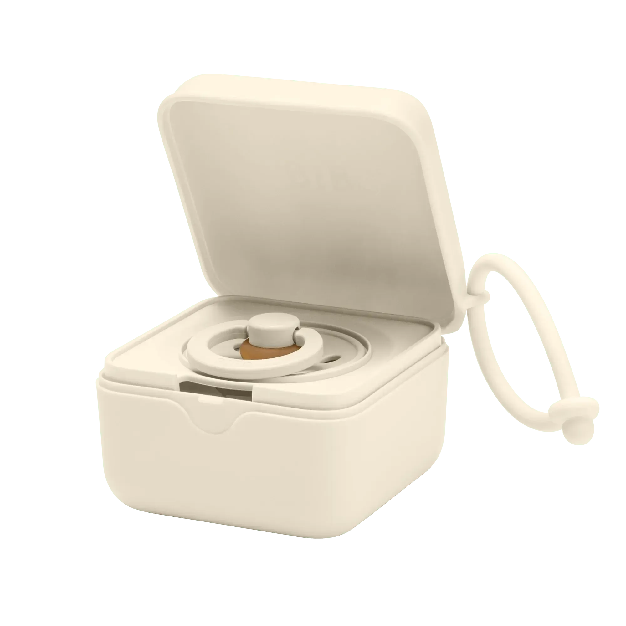 Pacifier Box - Ivory-Nursery & Nurture-BIBS-The Bay Room