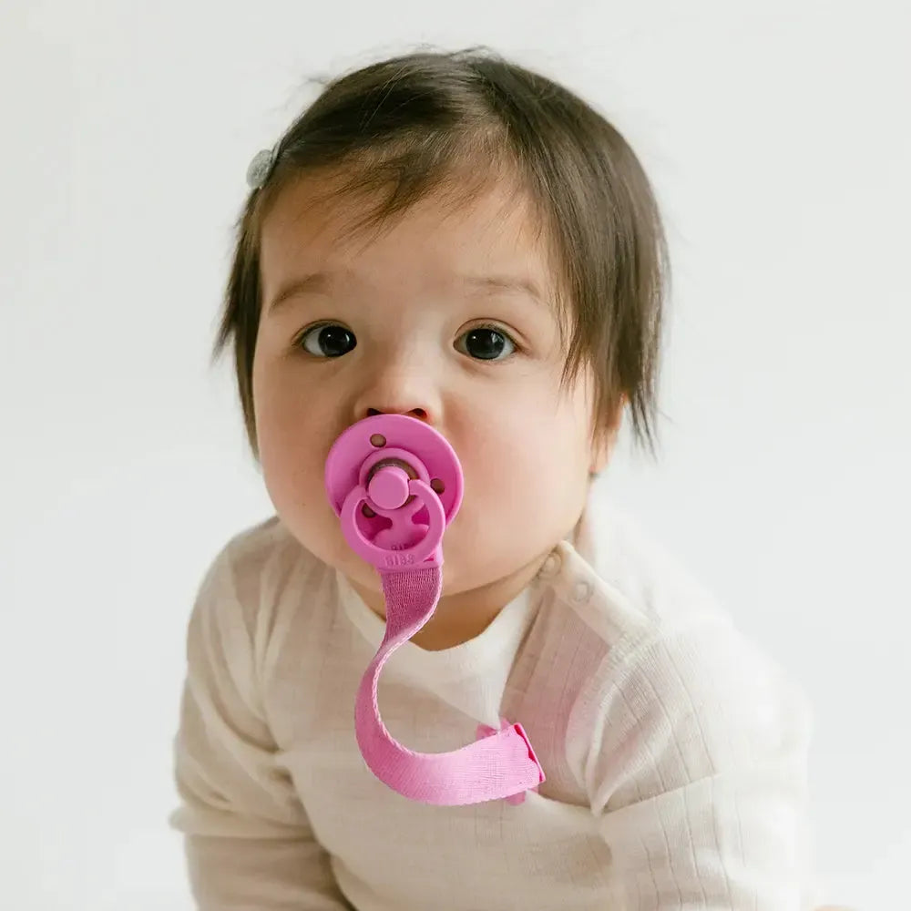 Pacifier Clip Loop - Bubblegum-Nursery & Nurture-BIBS-The Bay Room