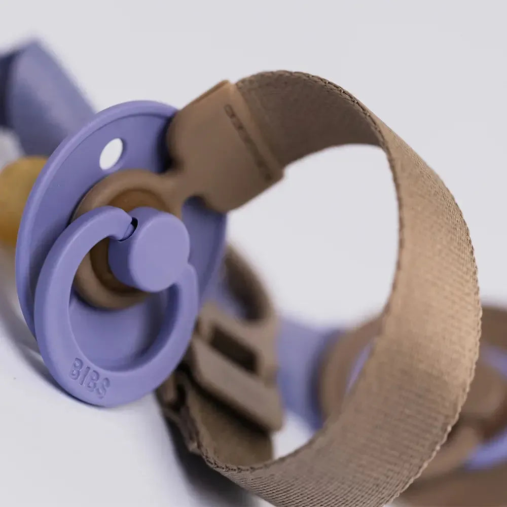Pacifier Clip Loop - Dark Oak-Nursery & Nurture-BIBS-The Bay Room