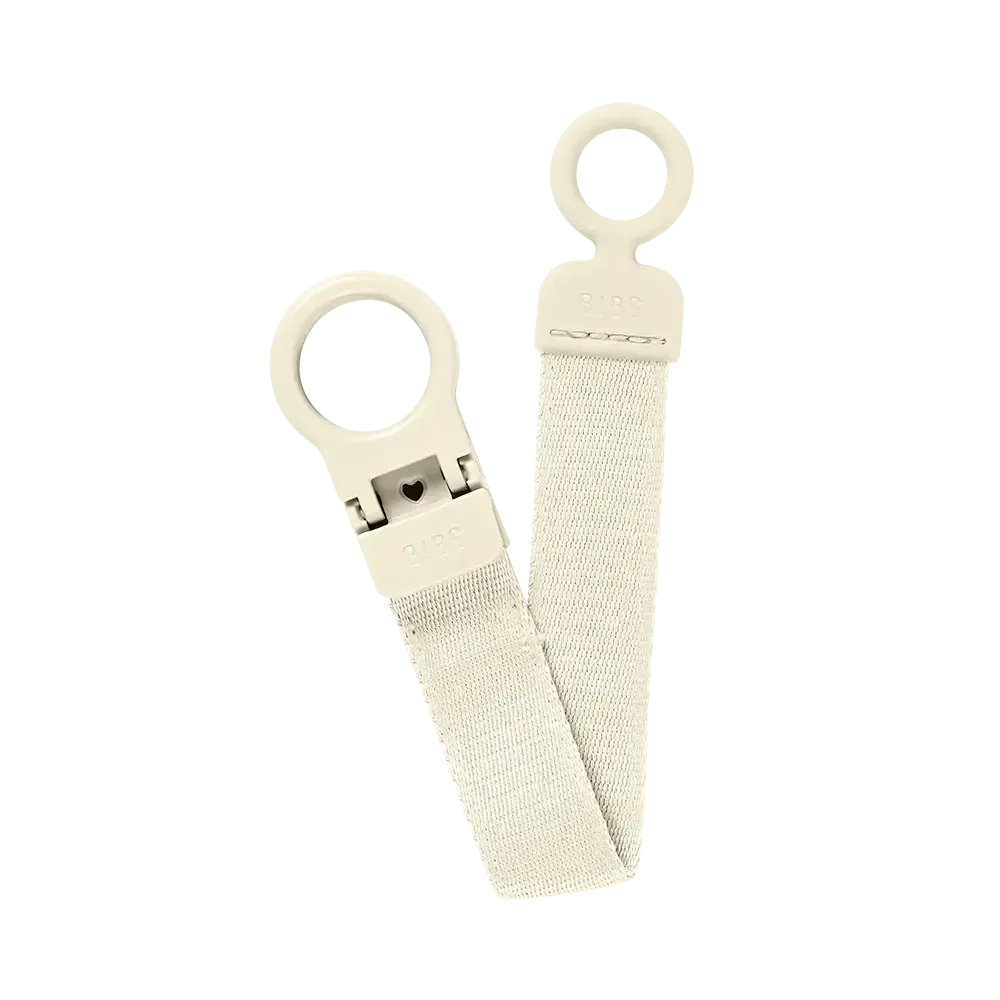 Pacifier Clip Loop - Ivory-Nursery & Nurture-BIBS-The Bay Room