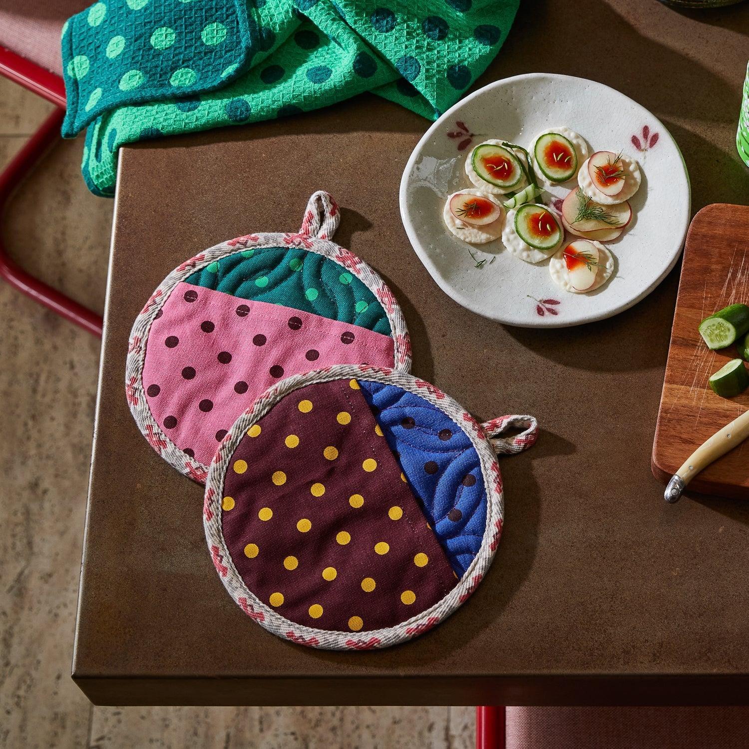 Paige Pot Holder Set-Kitchenware-Sage & Clare-The Bay Room