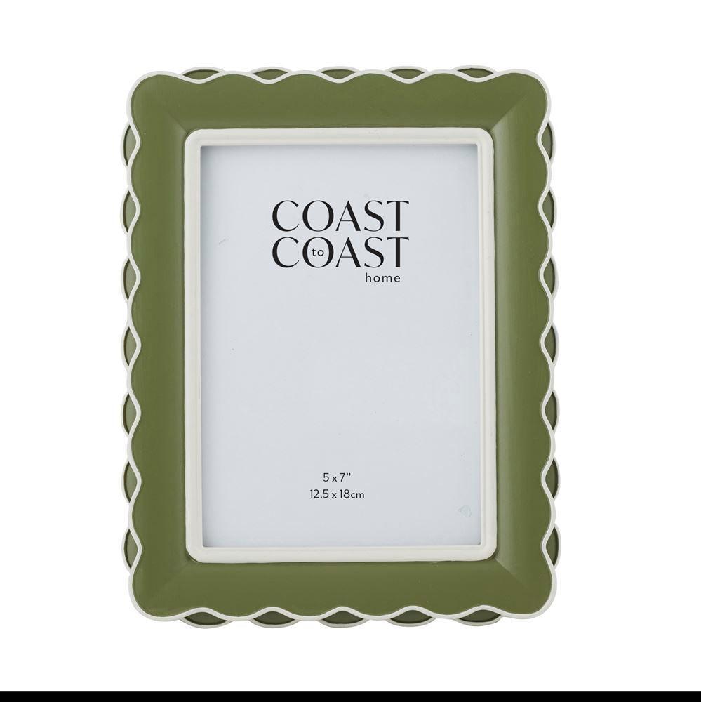 Payton Resin 5x7" Photo Frame 17x22cm Olive-Decor Items-Coast To Coast Home-The Bay Room