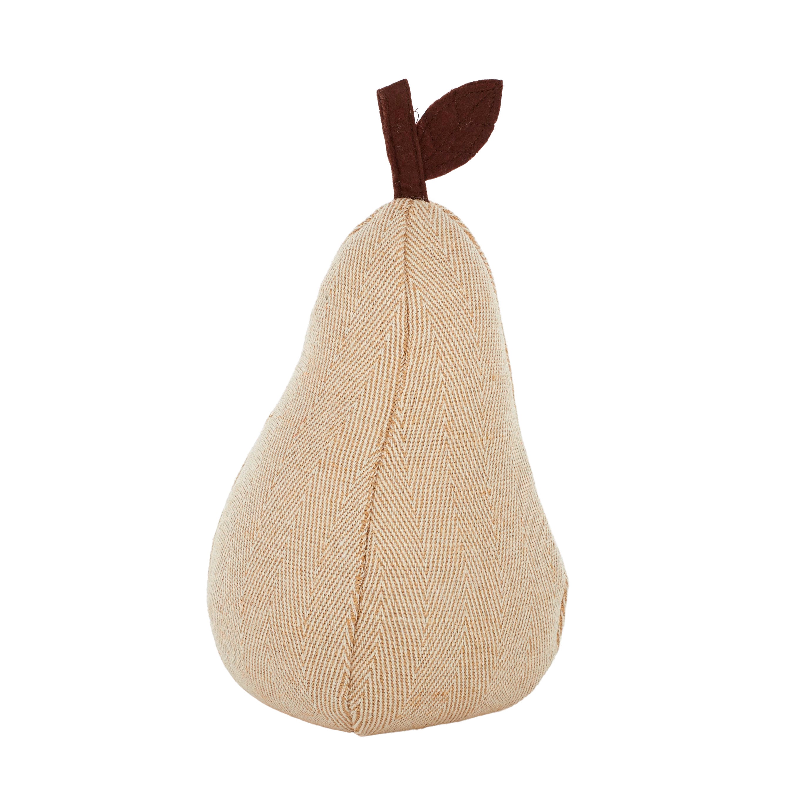 Pear Door Stop 13x13x20cm Ivory-Decor Items-Coast To Coast Home-The Bay Room