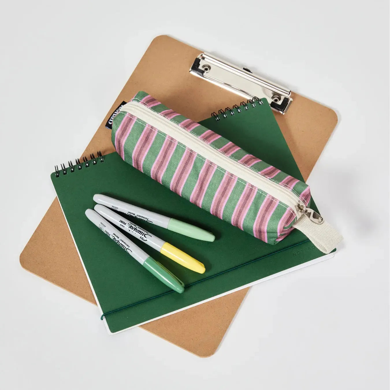 Pencil Case Forest Stripe-Travel & Outdoors-Kollab-The Bay Room