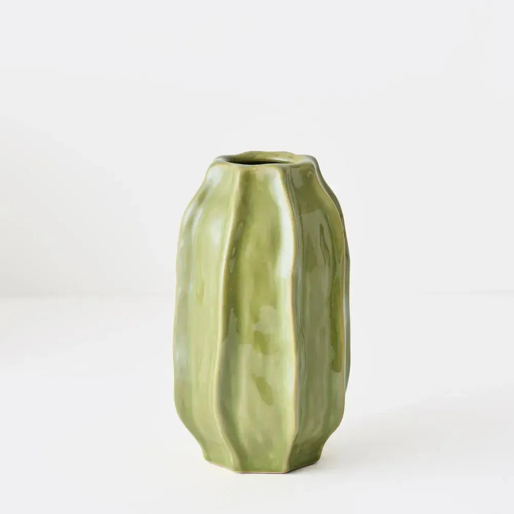 Penelope Vase Grass 22x13cm-Pots, Planters & Vases-Floral Interiors-The Bay Room