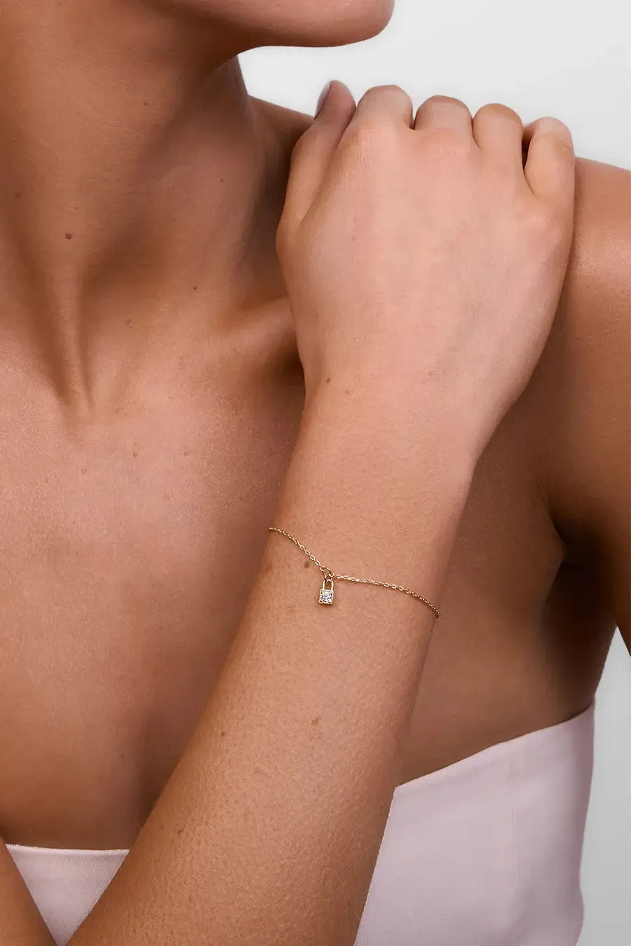 Penny Gold Locket Bracelet-Jewellery-Liberte-The Bay Room